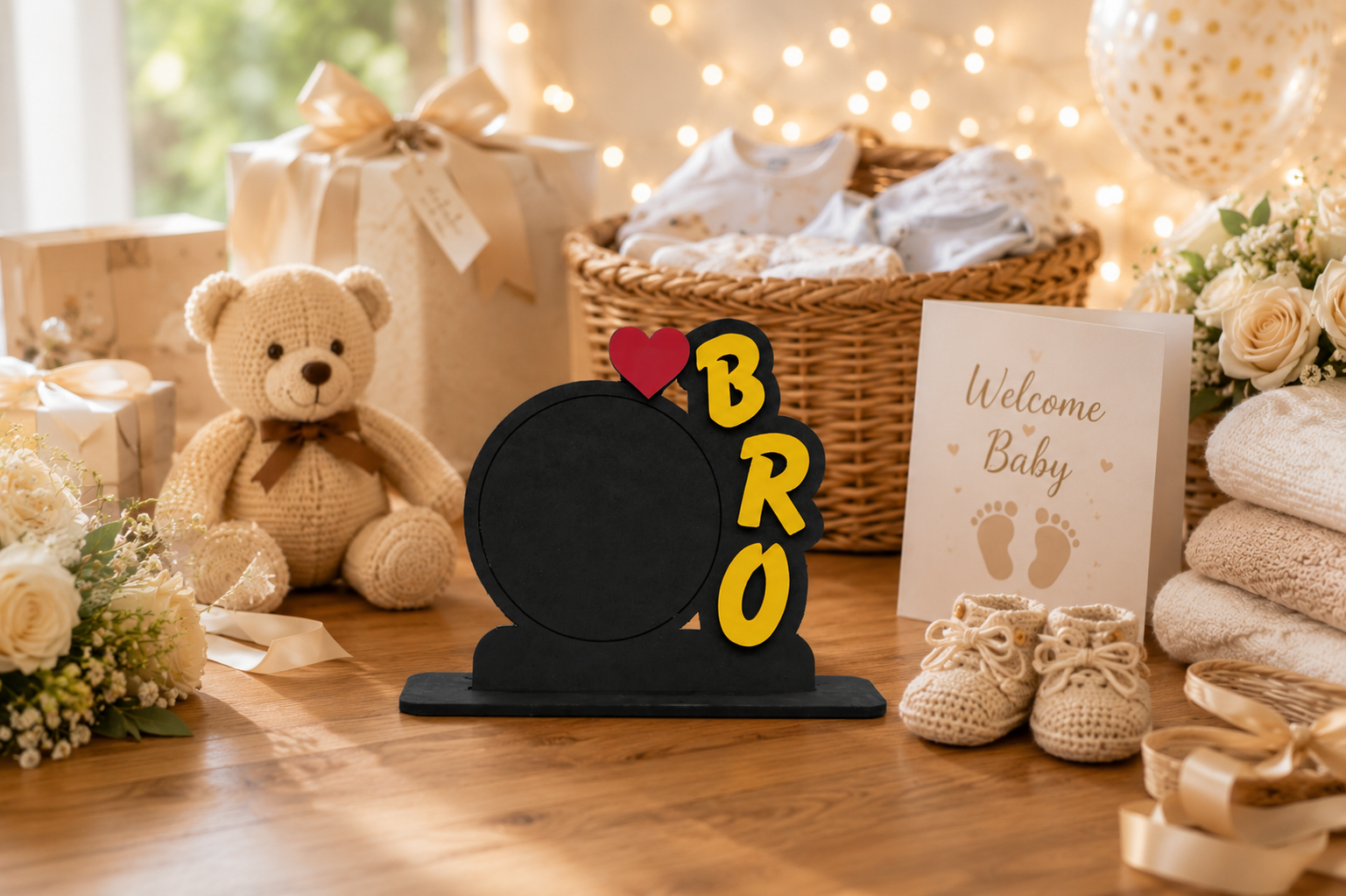 Personalized Baby Name Stand (BRO / SIS / Custom) - Image 4